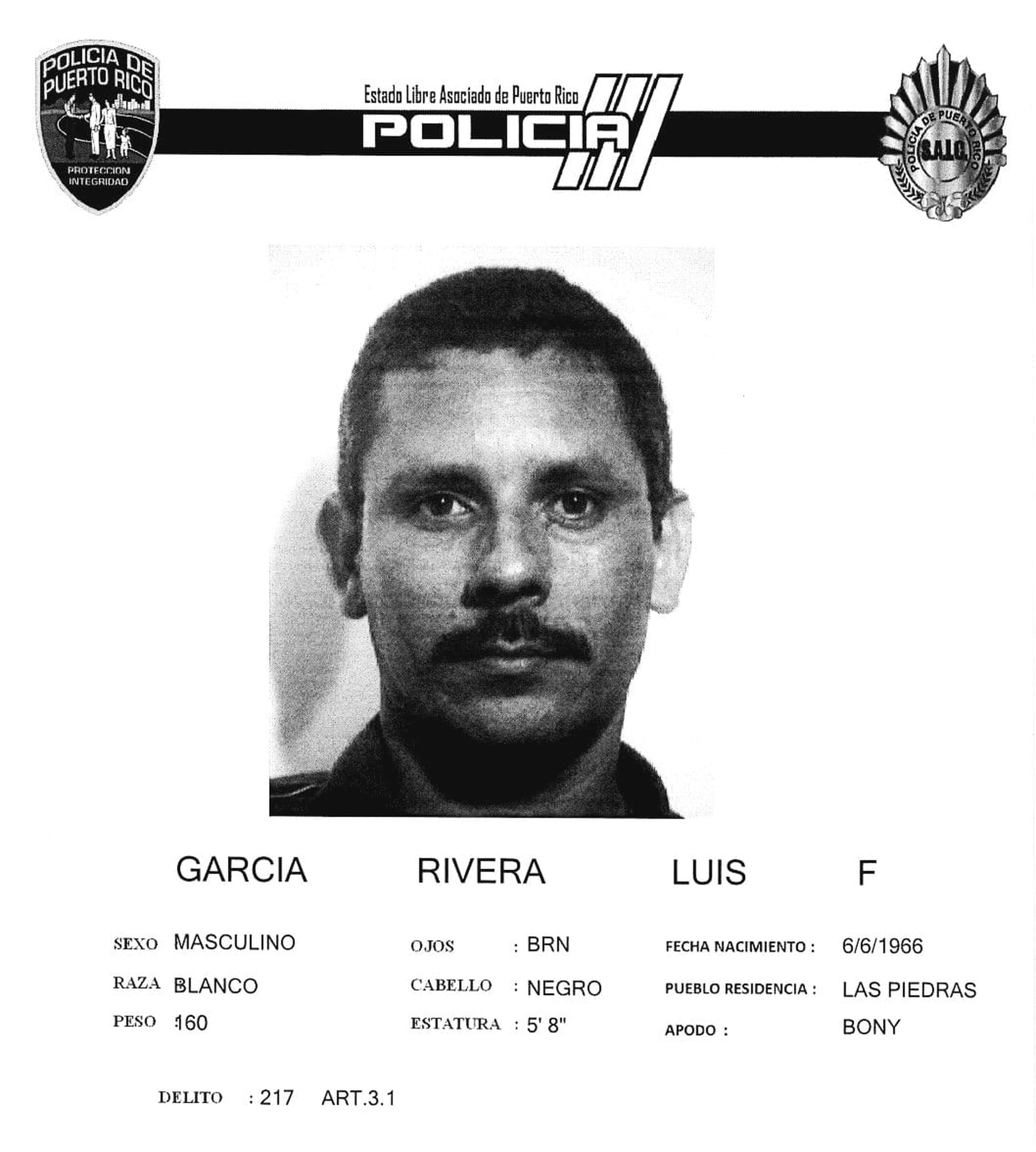 Luis R. García Rivera de 57 años se privó de la vida tras agredir a su expareja en su residencia en San Lorenzo.