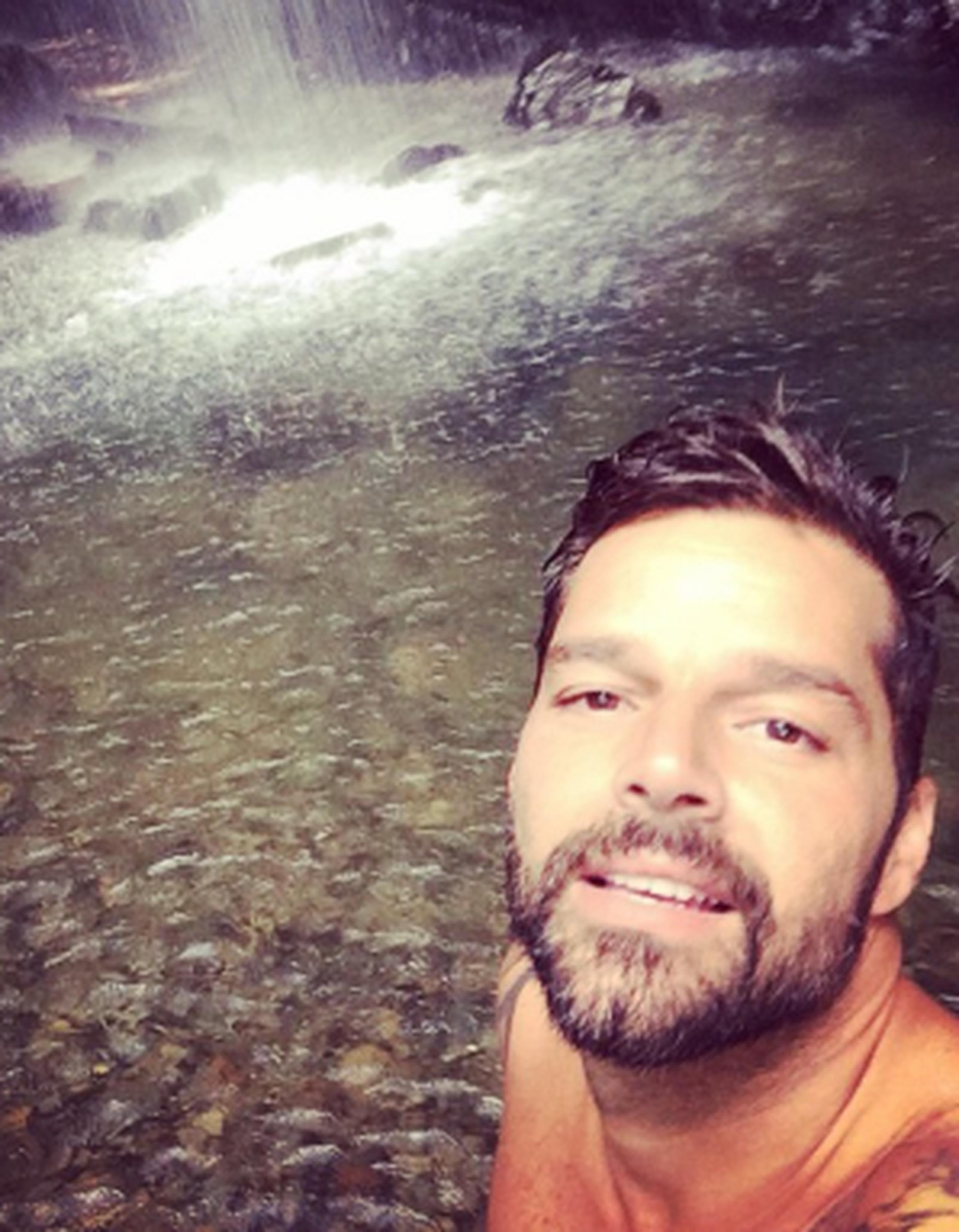 Ricky Martin en el Yunque. (Instagram)
