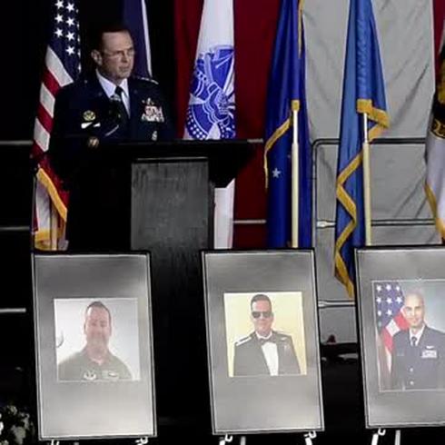 Homenaje póstumo a los soldados caídos en accidente aéreo en Georgia