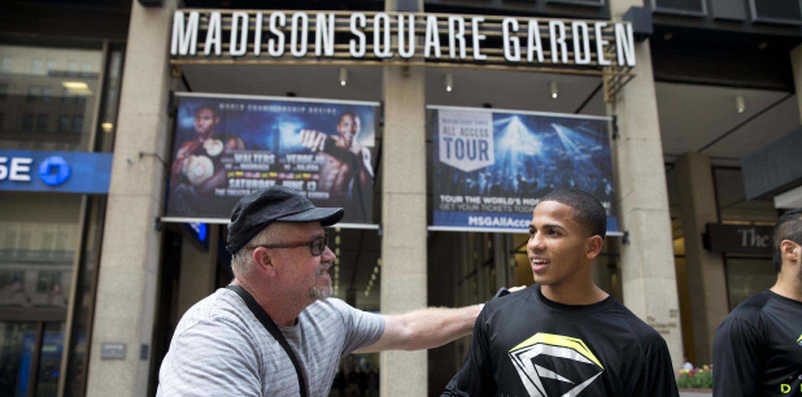 El encuentro boxístico de mañana, sábado, es en el Teatro del Madison Square Garden, en Nueva York. tonito.zayas@gfrmedia.com)