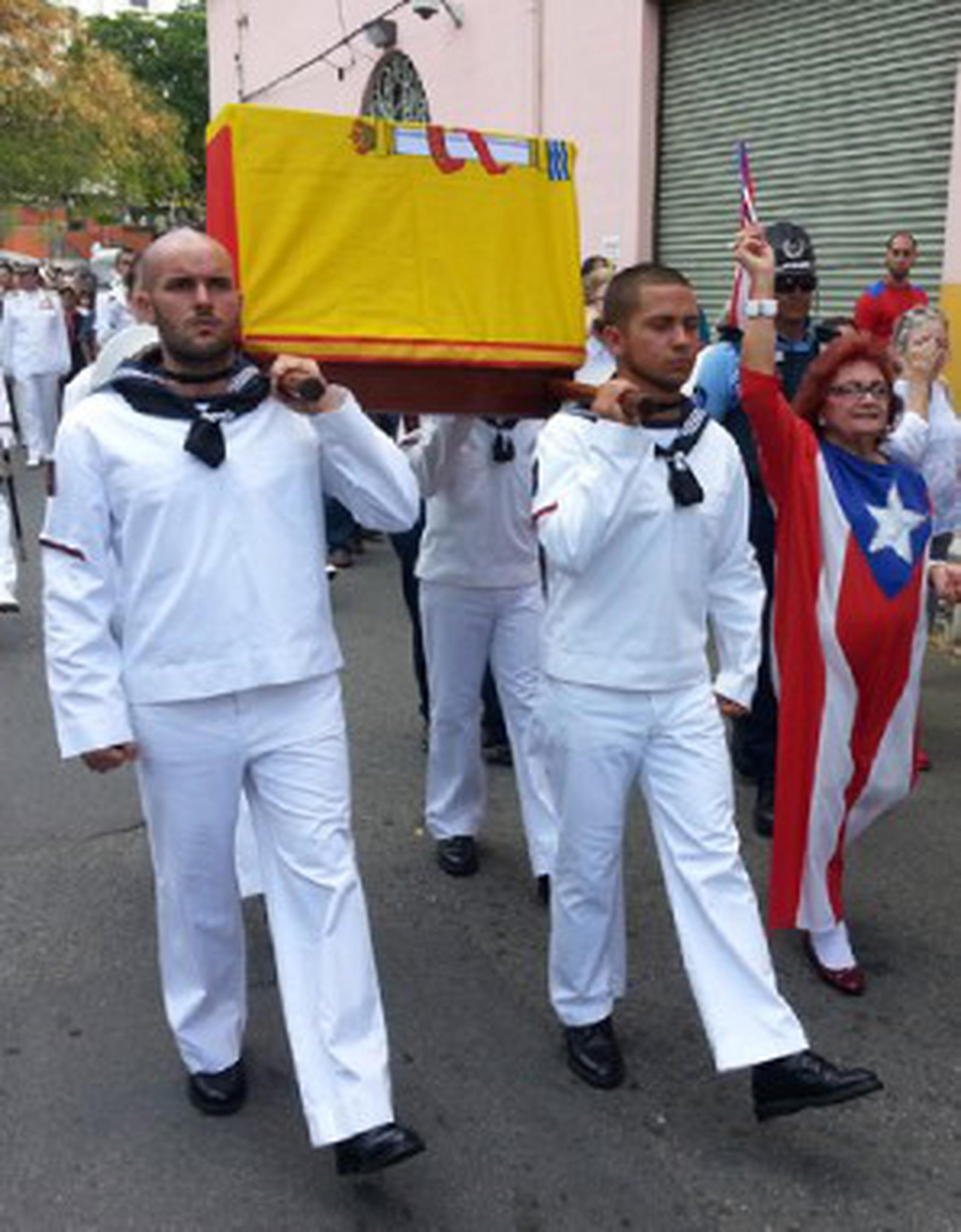 EN VIVO Restos de Ramón Power y Giralt llegan a la Isla Primera Hora
