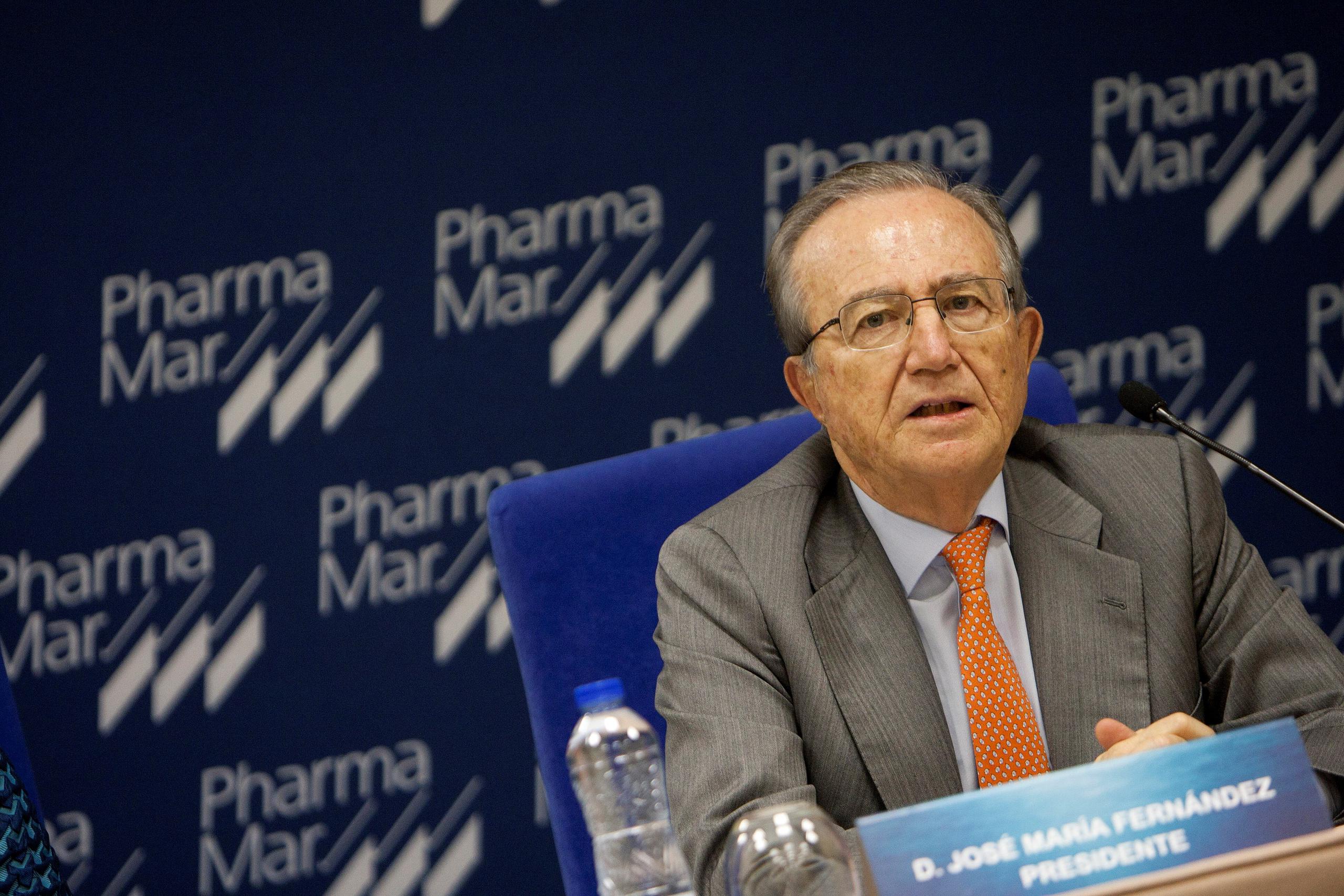 PharmaMar podría llegar a distribuir kits en 30 países, según ha destacado el presidente de PhamarMar. En la foto el presidente de Pharmamar José Mª Fernandez de Sousa.