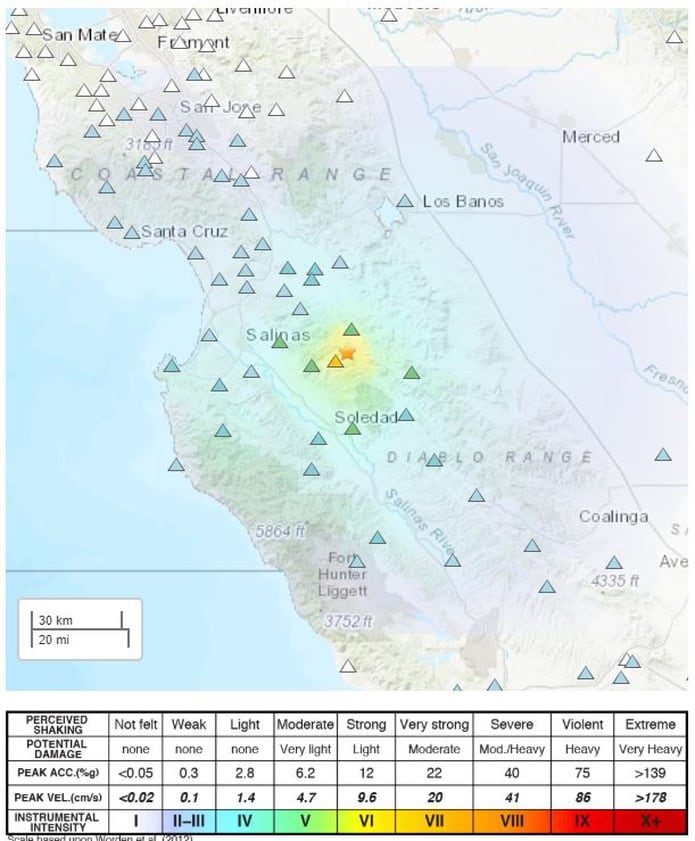 Reportan temblor en California - Primera Hora