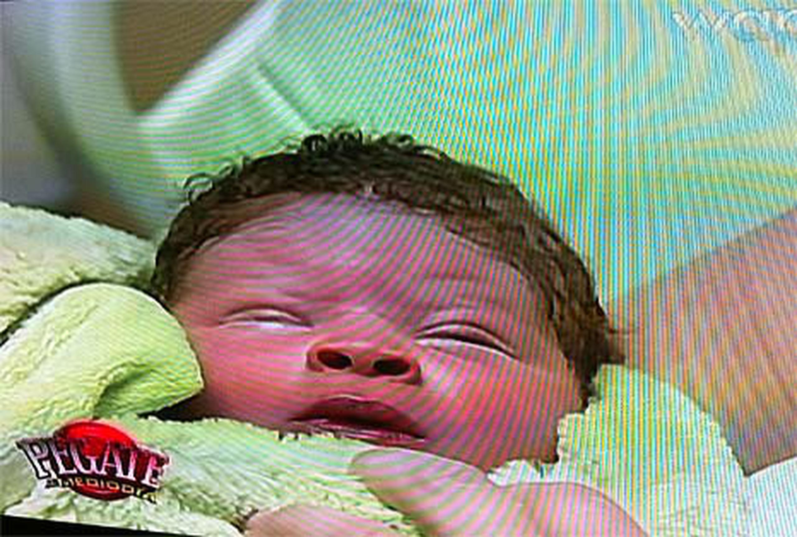 Saílh Elías Ayuso Burgos nació ayer en la noche. (Foto tomada de WapaTV)