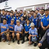 Francisco Lindor impartió una clase magistral a los estudiantes de la Carlos Beltrán Baseball Academy