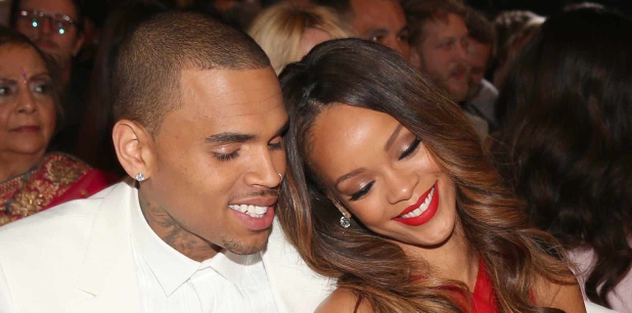 Chris Brown y Rihanna. (Archivo)