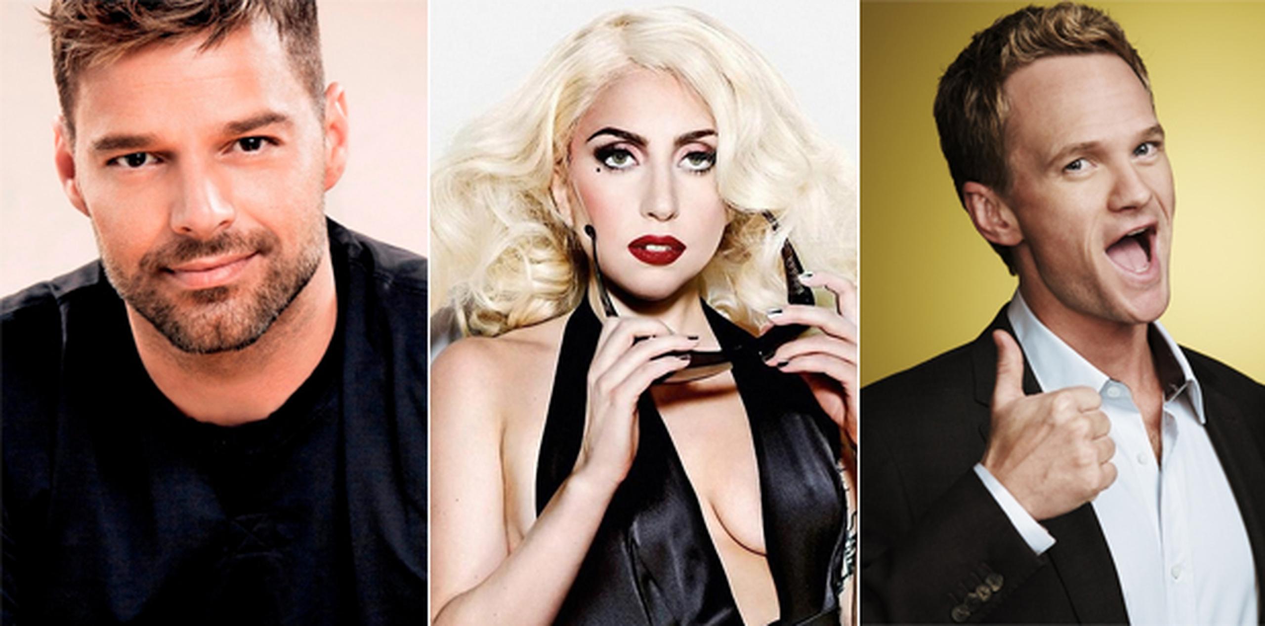 Ricky Martin, Lady Gaga y Neil Patrick Harris celebraron la decisión de la Corte Suprema.