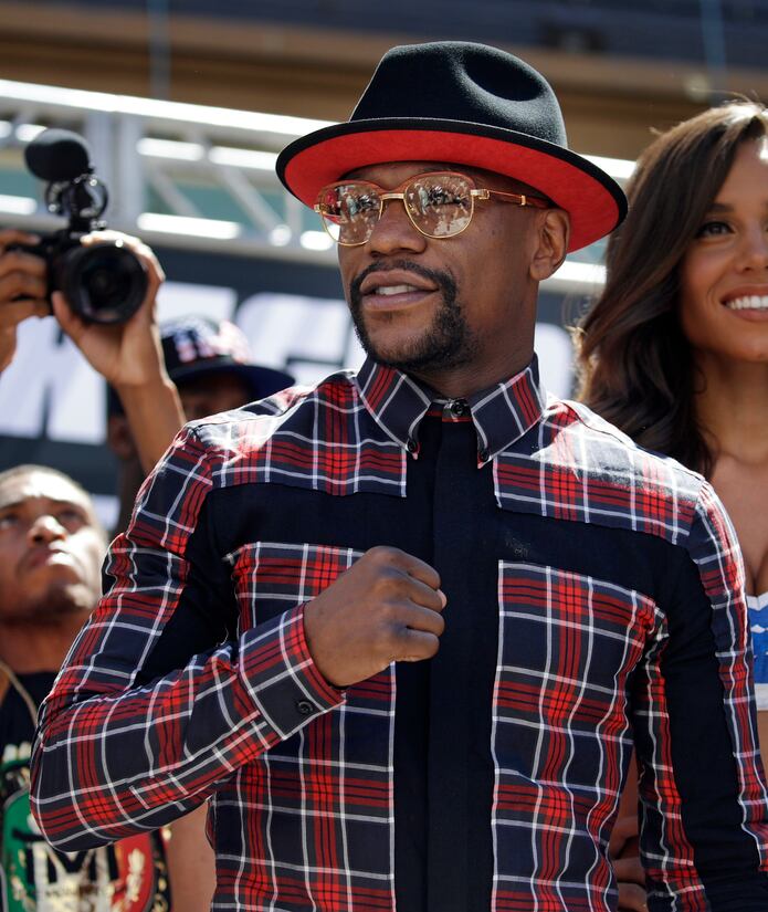Mayweather y McGregor se presentan en Las Vegas a días de ...