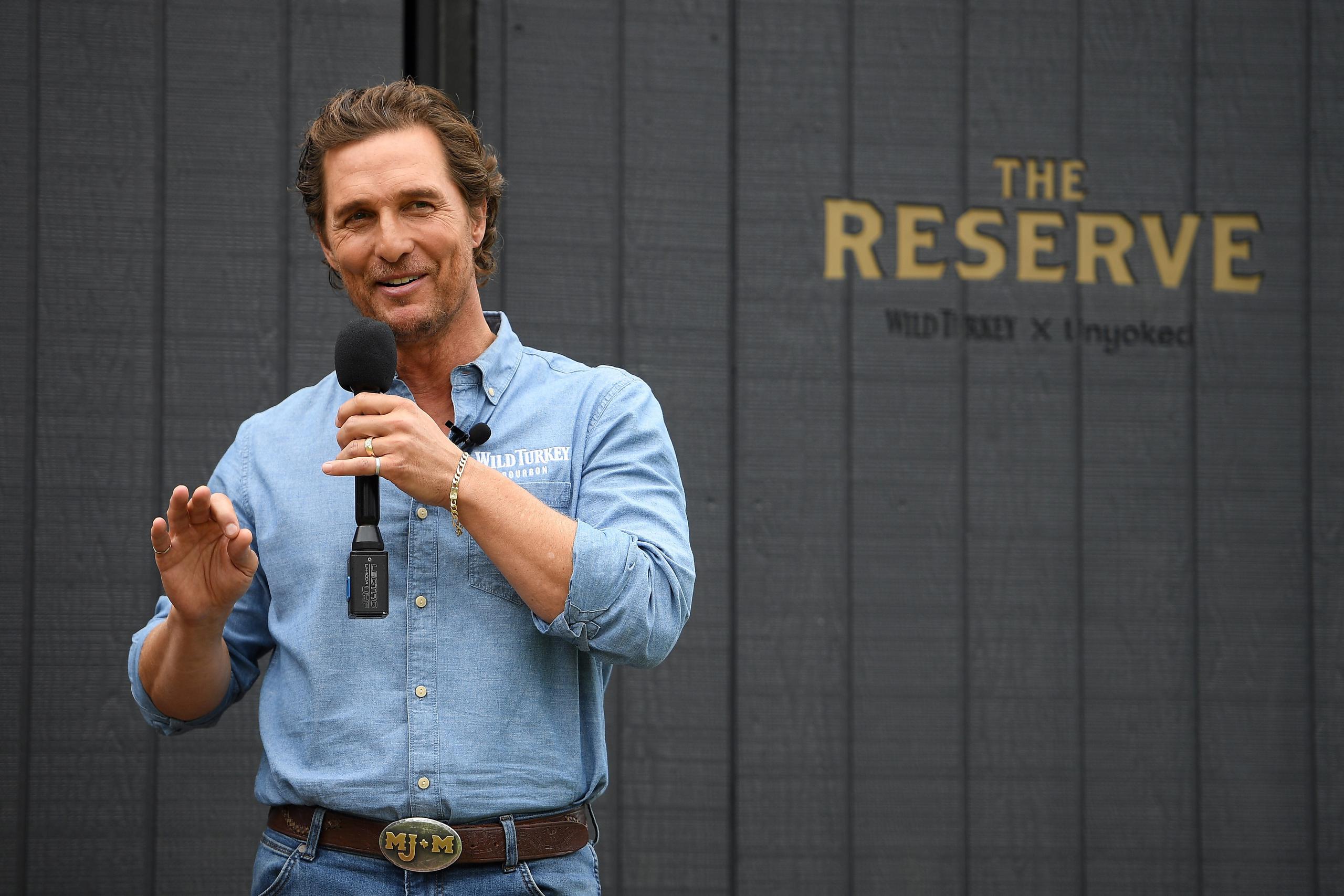 El actor estadounidense, Matthew McConaughey.
