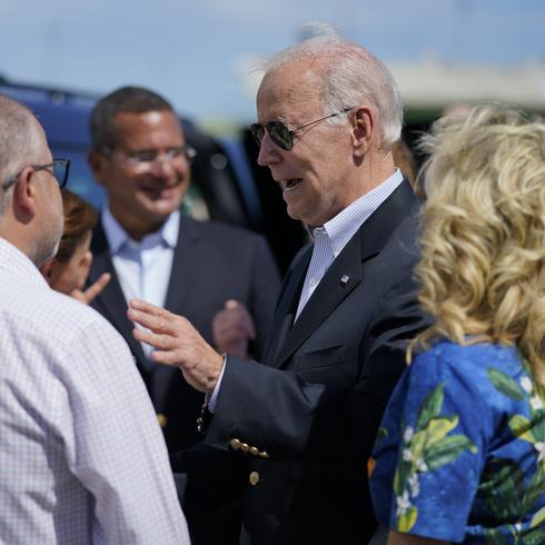 Fotos: Visita de Joe Biden en Puerto Rico tras paso del huracán Fiona