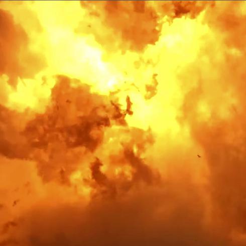 Fuerte explosión durante lanzamiento prueba de SpaceX