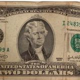 Este billete de $2 estaría costando una fortuna ¿lo tienes?