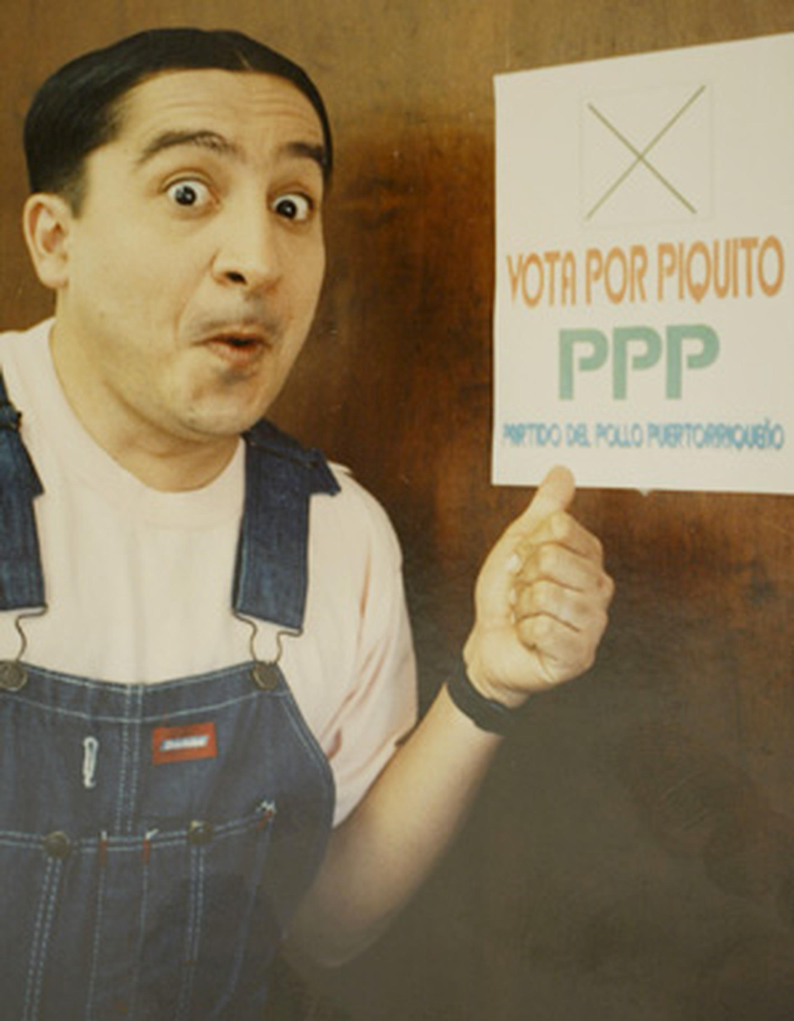 Uno de sus personajes más conocidos, Piquito, nació en 1989 en el desaparecido programa del mediodía "Fiesta", en el Canal 11. (Archivo)