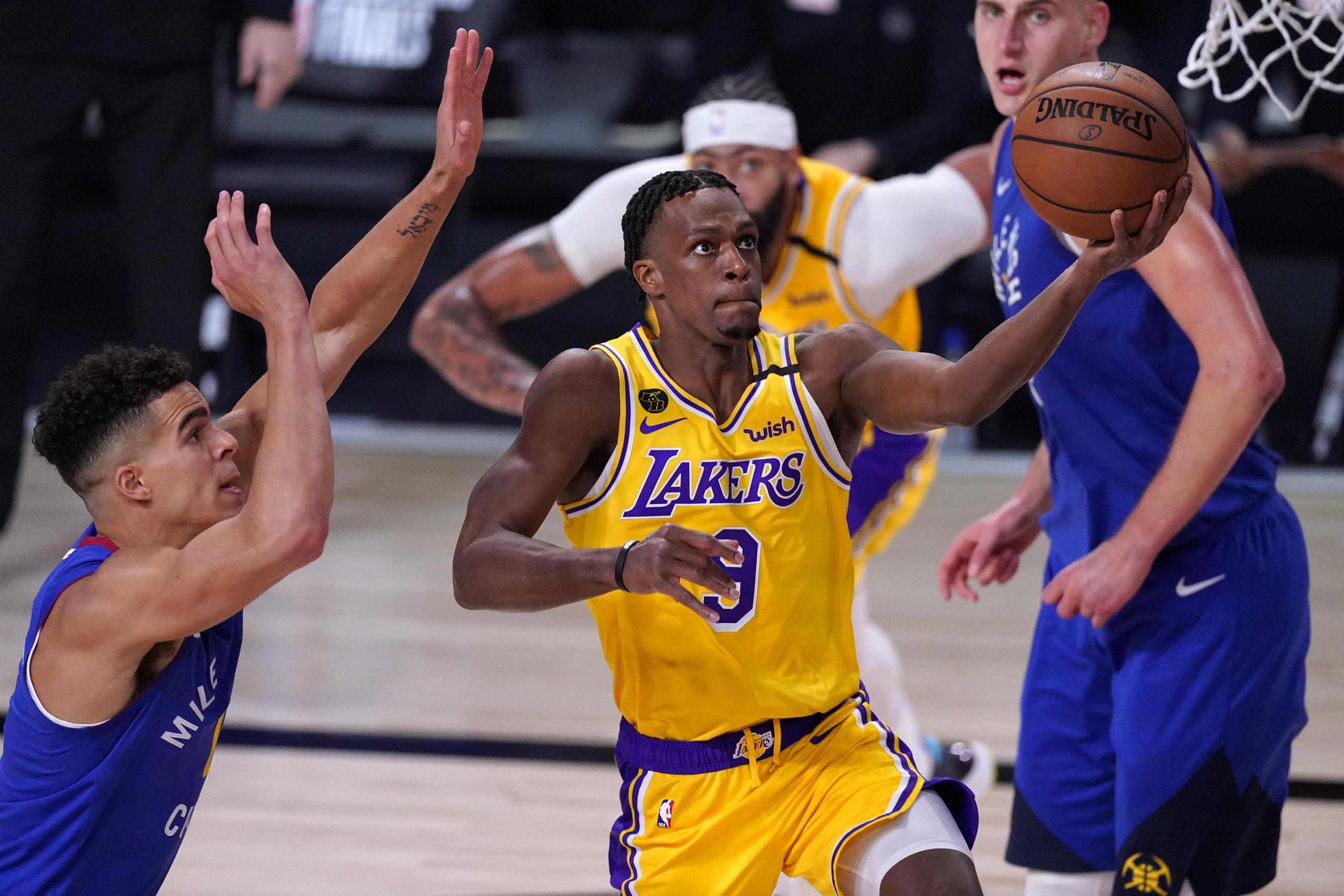 El regreso de Rajon Rondo a los Lakers en la postemporada ha fortalecido la ofensiva del equipo.