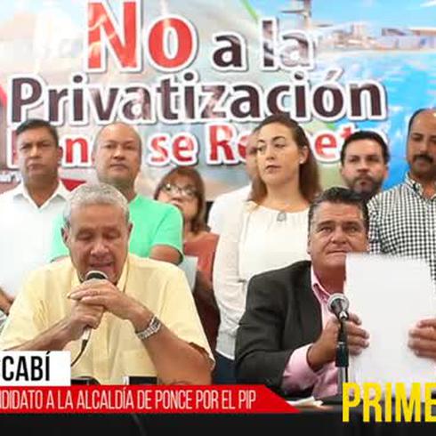 Buscan paralizar privatización en Ponce