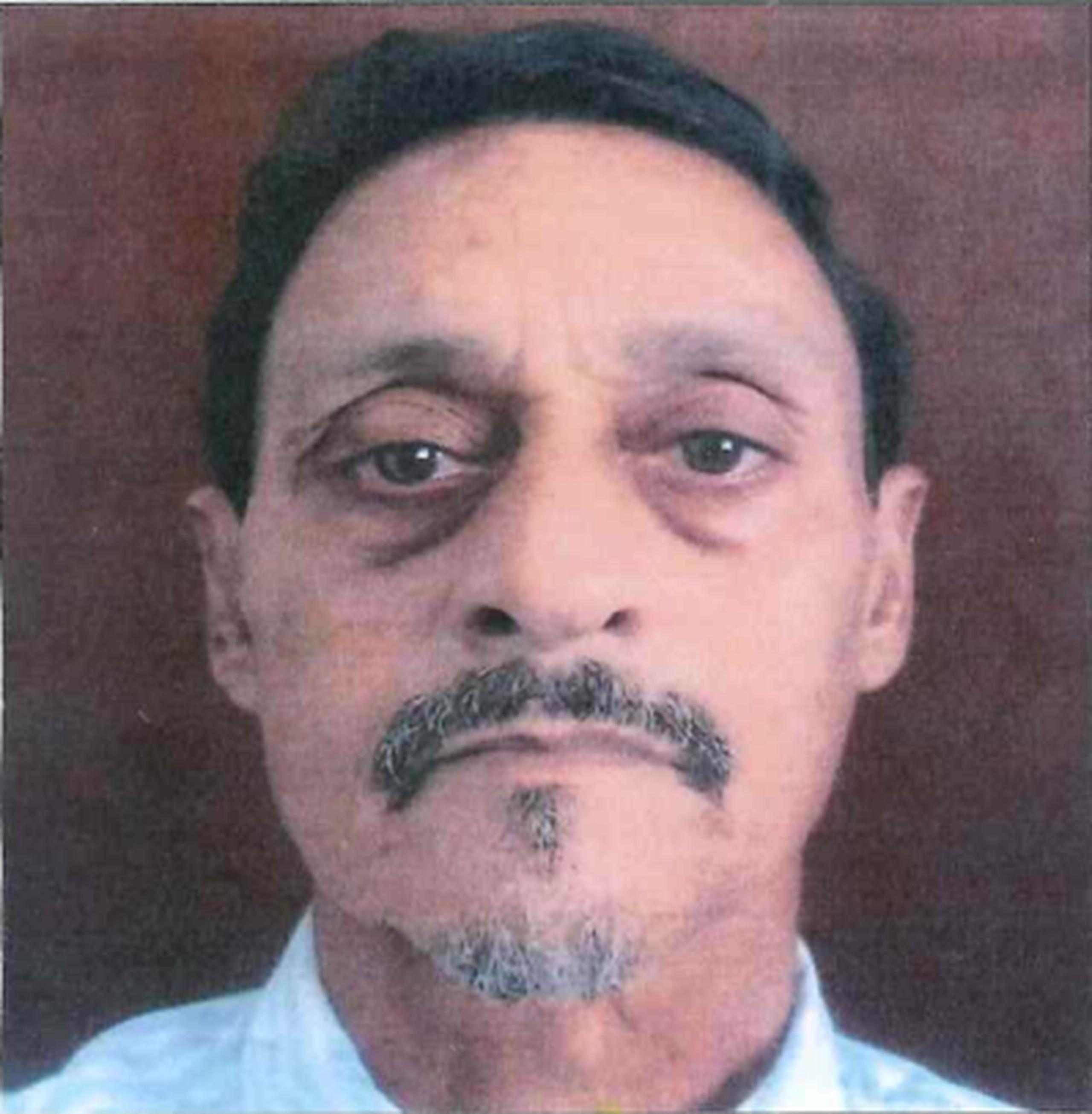 Denzyl Rafael Rodríguez Torres, de 64 años, fue visto por última vez el 12 de noviembre.