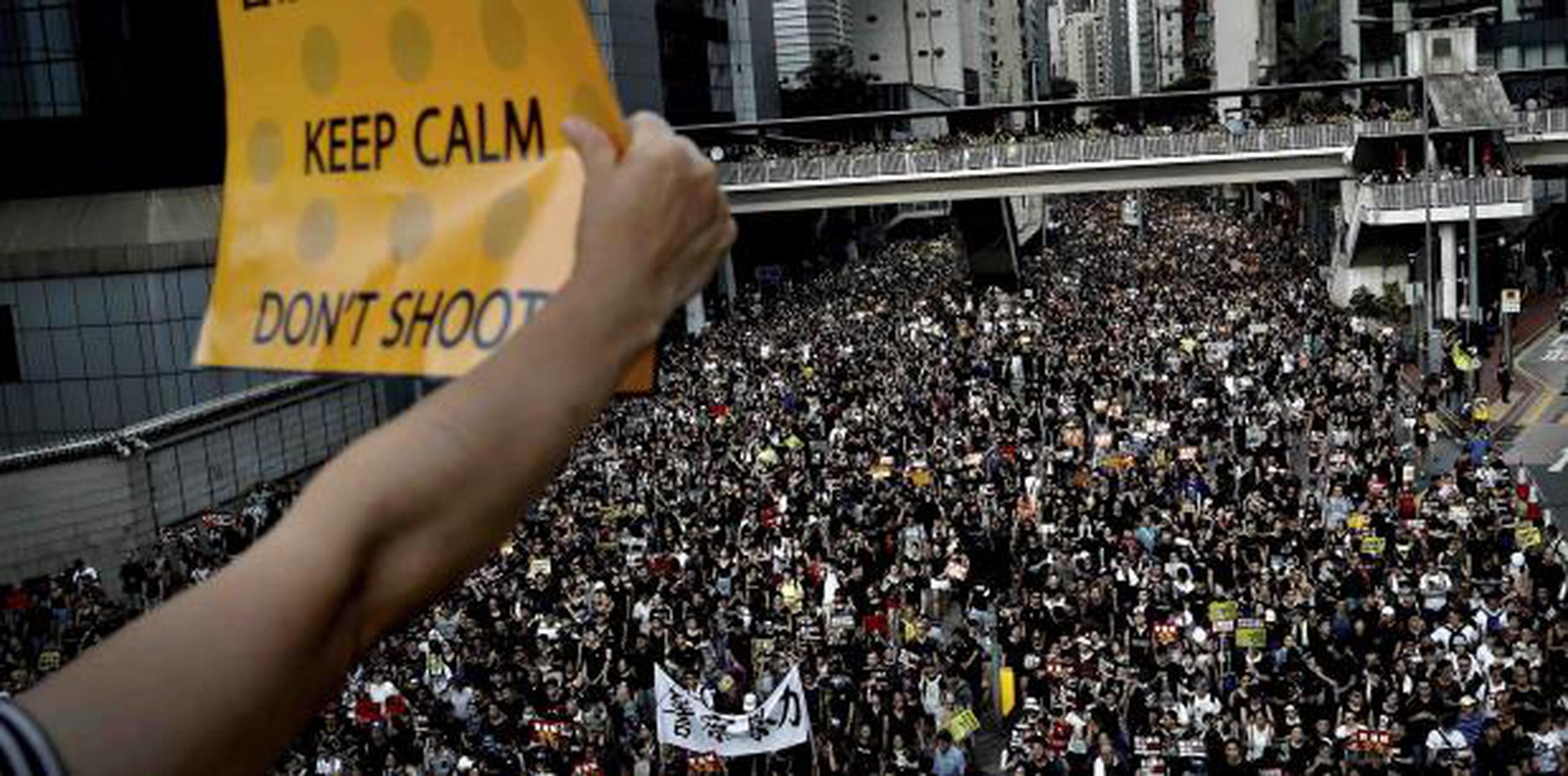 Dos marchas en junio contra la propuesta de ley atrajeron a más de un millón de personas, según los cálculos de los organizadores. (AP)

