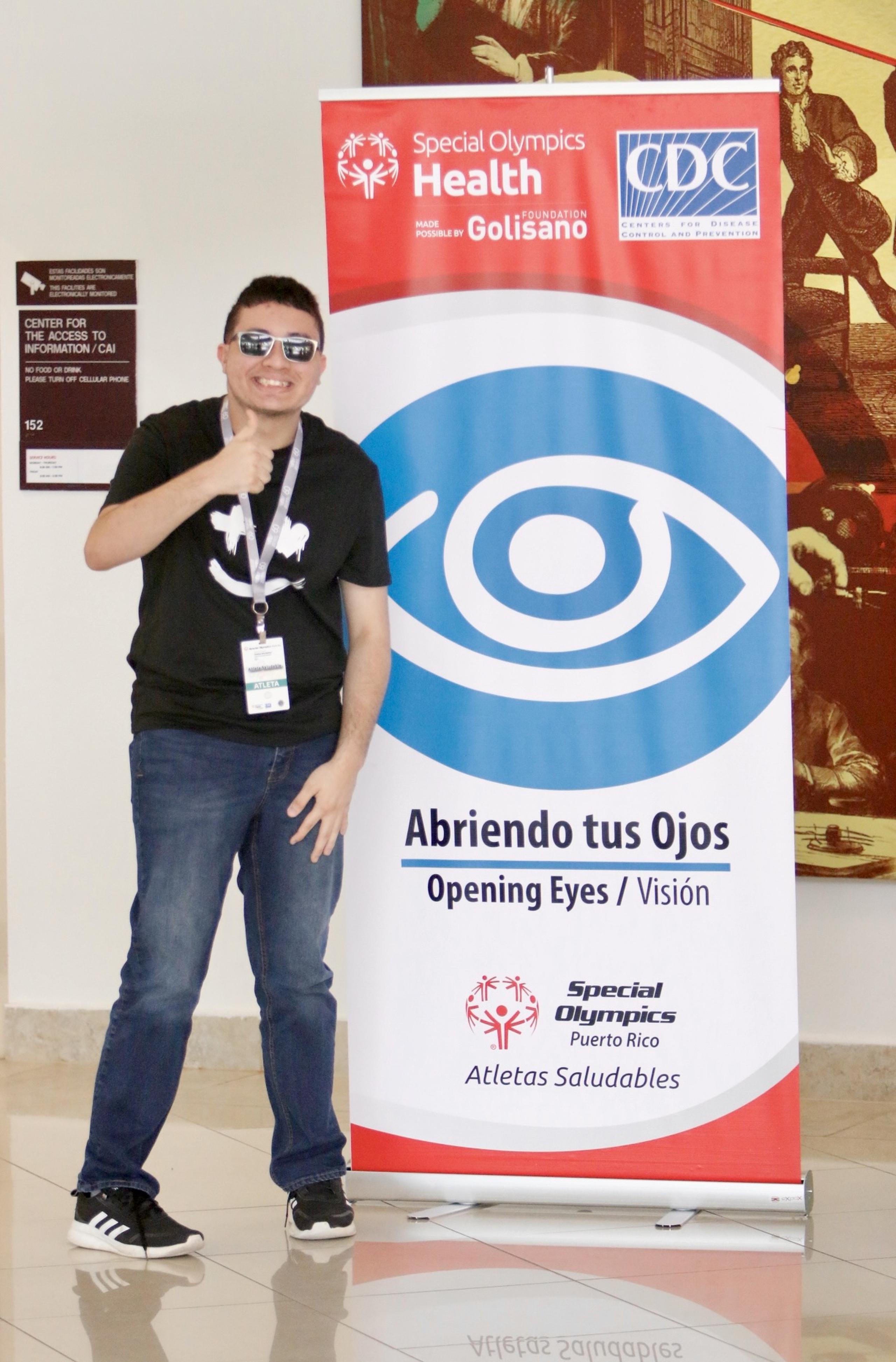 Special Olympics Puerto Rico y la Escuela de Optometría de la Universidad Interamericana realizaron la actividad Abriendo tus Ojos.