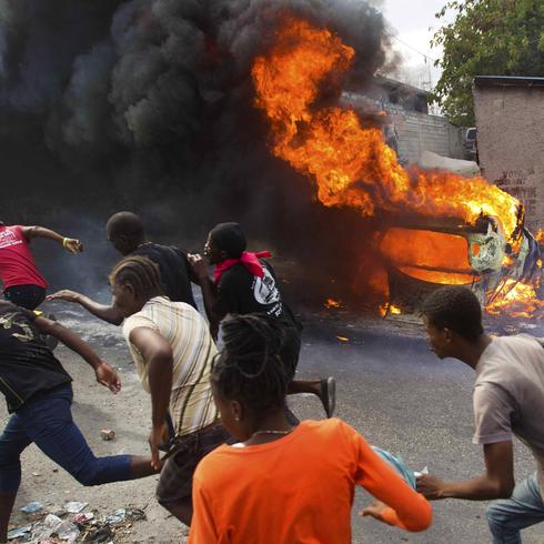 Explosivas protestas por el hambre y la corrupción en Haití