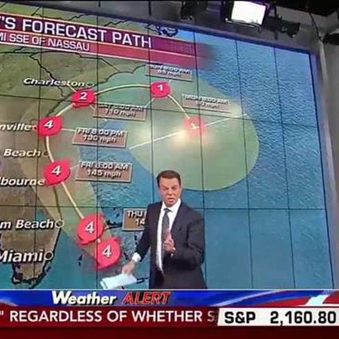 Shep Smith sobre el huracán Matthew en Florida