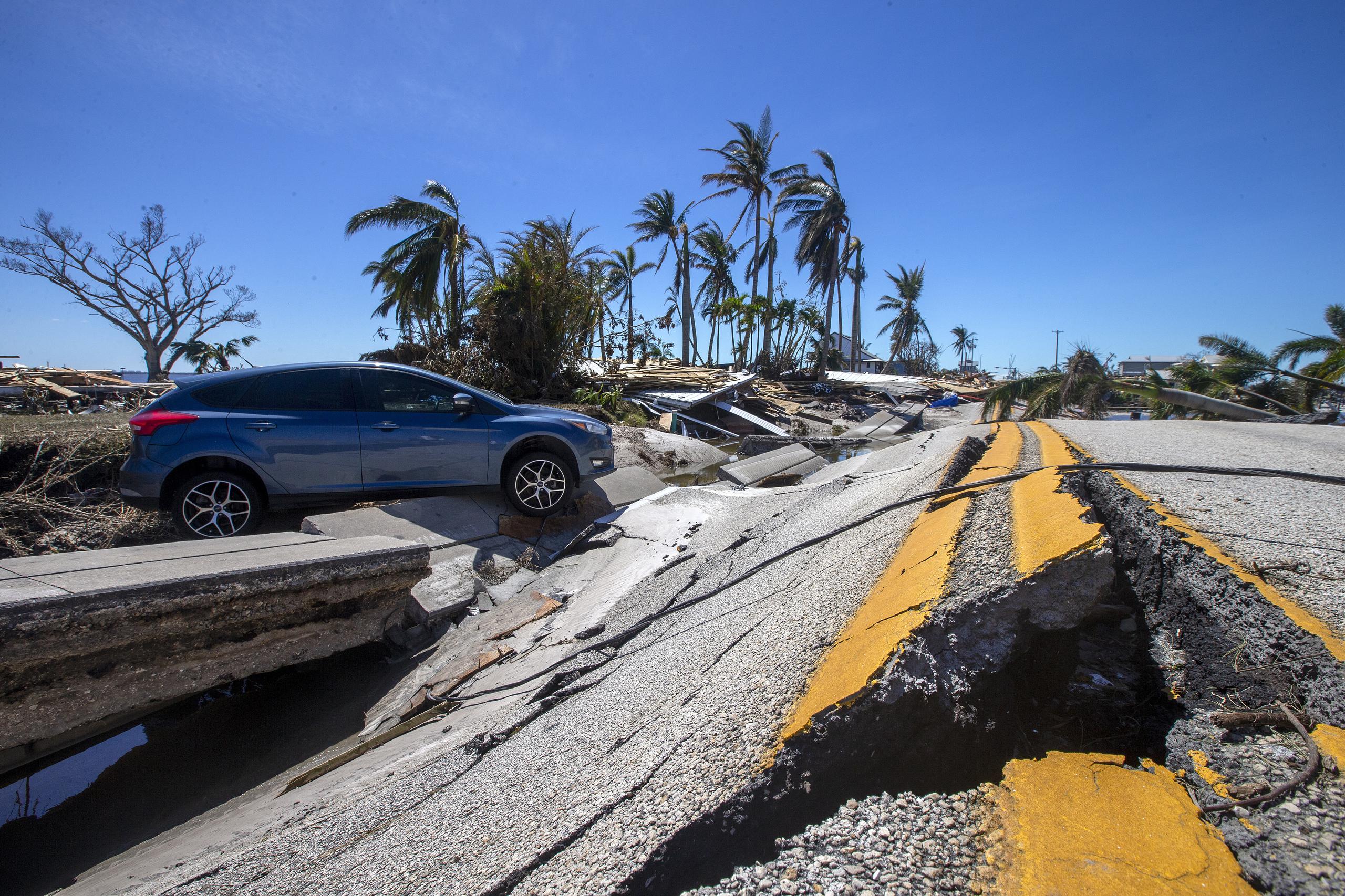 El huracán Ian provocó destrozos significativos en la Isla de Matlacha, Florida