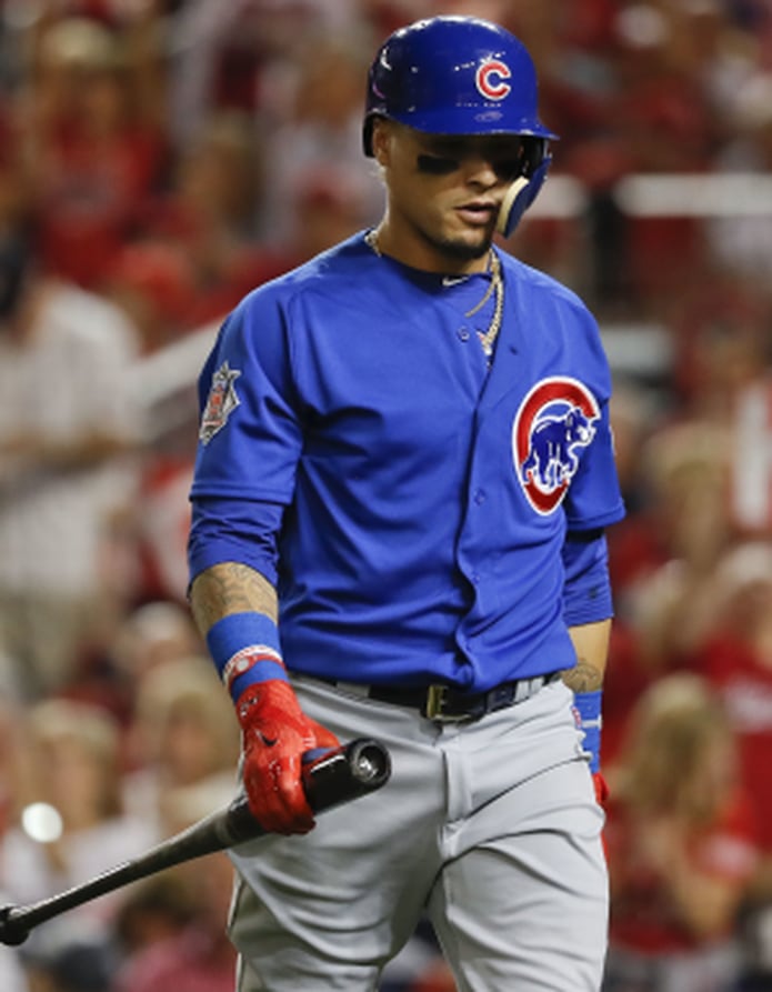 Javier Báez queda fuera de la alineación de los Cachorros ...
