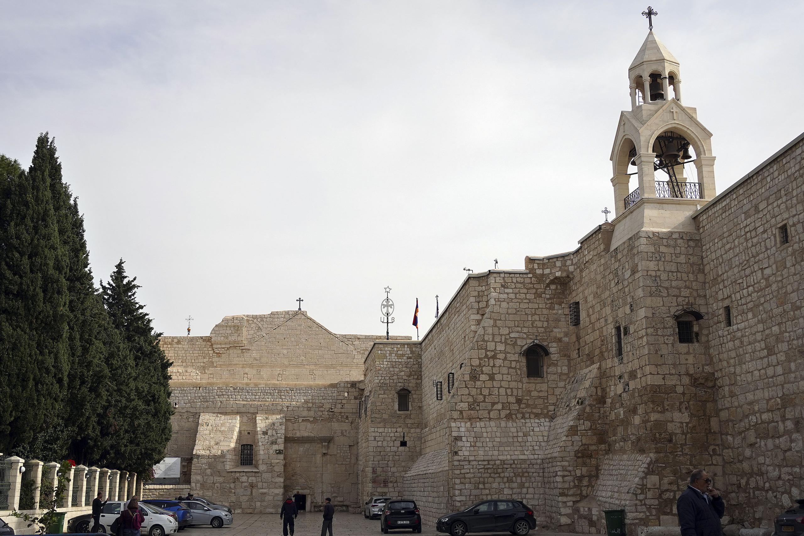 La Iglesia de la Natividad en Belén, en la Cisjordania ocupada.