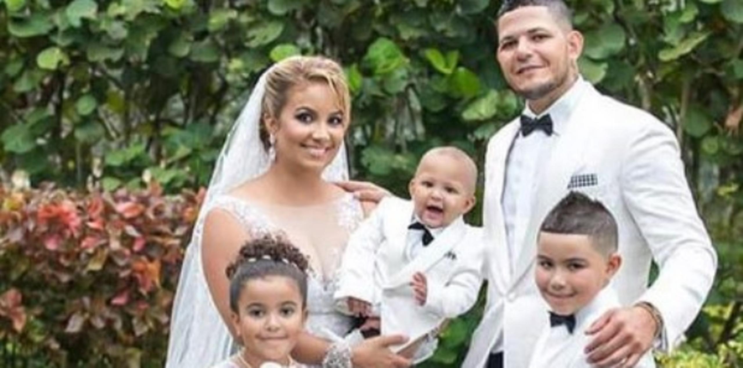 Wanda Molina y Yadier Molina se casaron en 2007 y tienen tres hijos. (Instagram)
