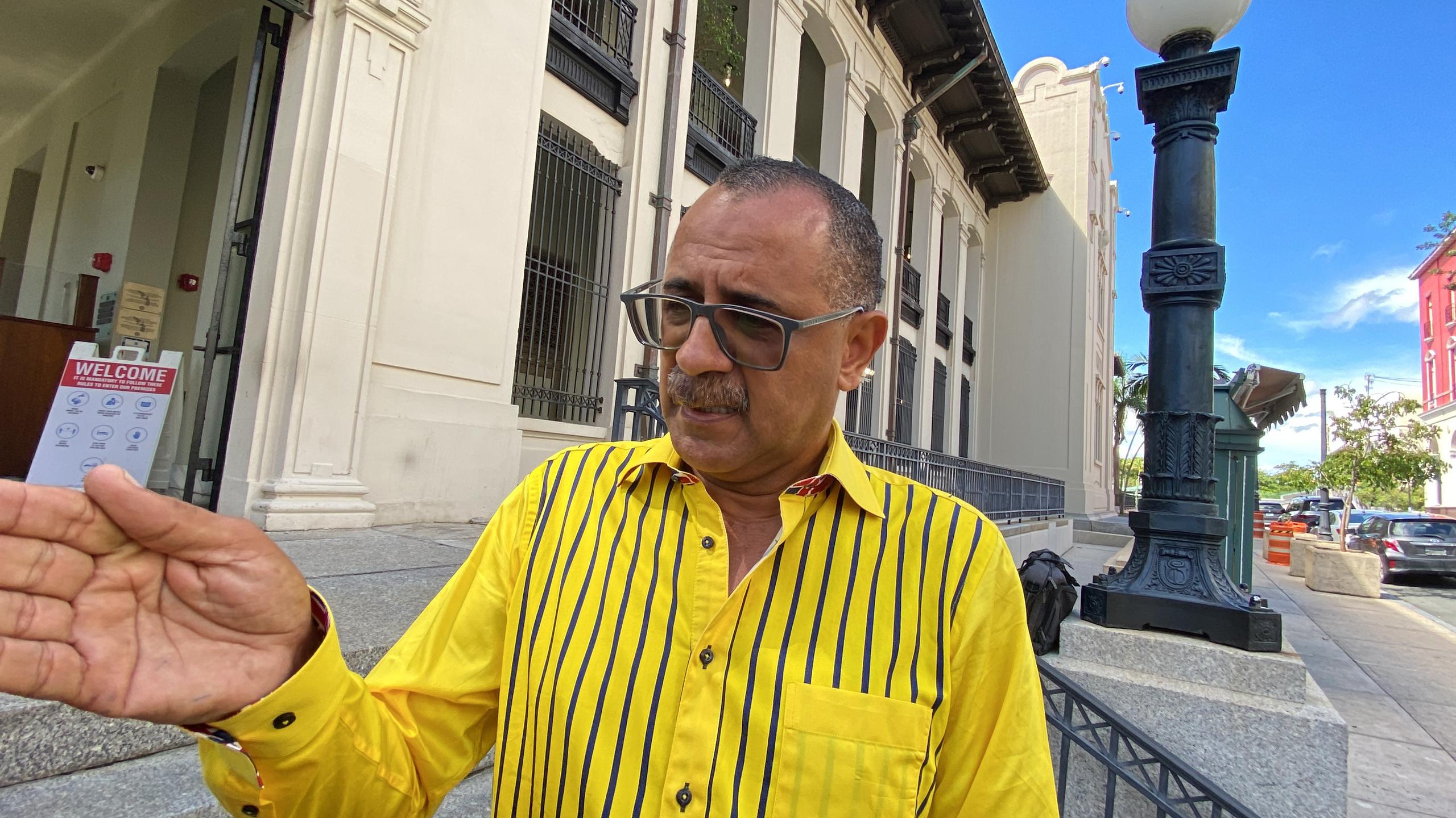 El exsenador y exalcalde novoprogresista dijo estar arrepentido a su salida del Tribunal Federal del Viejo San Juan.