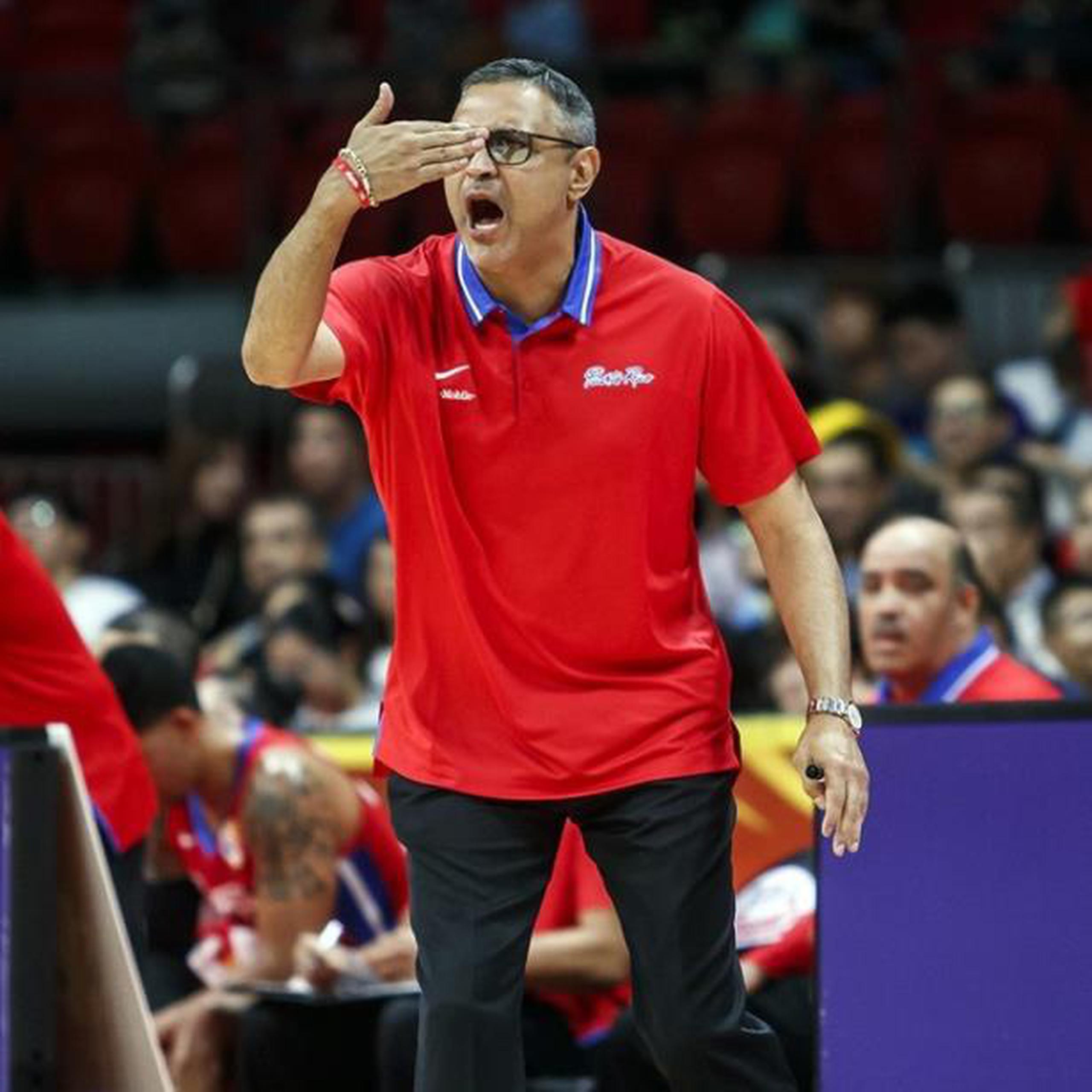 Eddie Casiano, técnico del equipo de Puerto Rico. (FIBA)