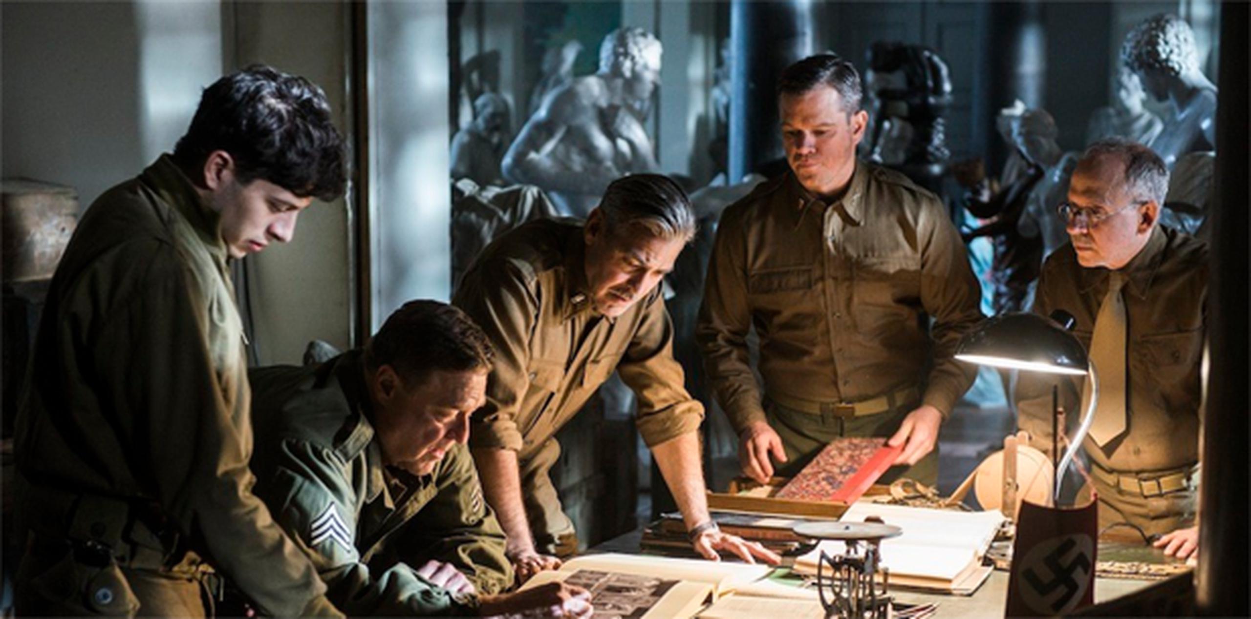 THE MONUMENTS MEN.- Dirigida por George Clooney. Protagonizada por George Clooney, Matt Damon, Cate Blanchett, John Goodman, Bill Murray, Jean Dujardin y Bob Balaban. Clasificada PG-13. Duración: 118 minutos.