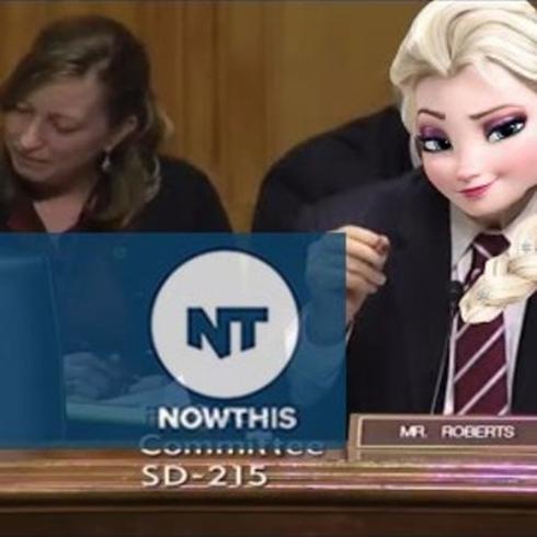 Parece que Elsa tiene un gran fanático: ¡el senador Pat Roberts!