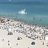 Helicóptero con dos personas se estrella cerca de playa de Miami