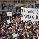 Protestas en Francia contra vacunaciones 