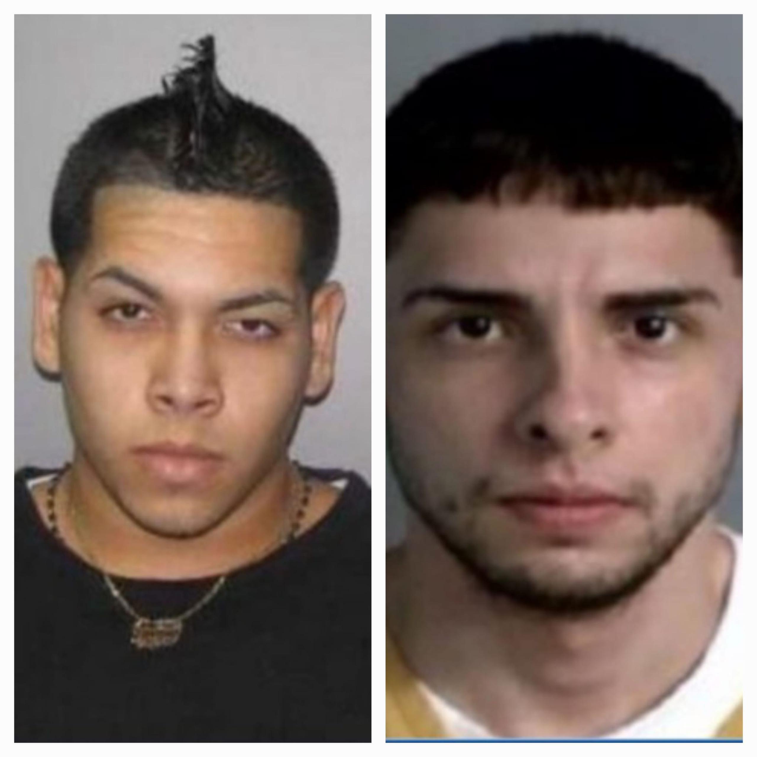 Se busca a los fugitivos Emmanuel Cintrón Fontánez alías “Gordo” y José Manuel Rodríguez Torres apodado “La J”, quienes figuran en la lista de Los Más Buscados, por cargos de asesinato.