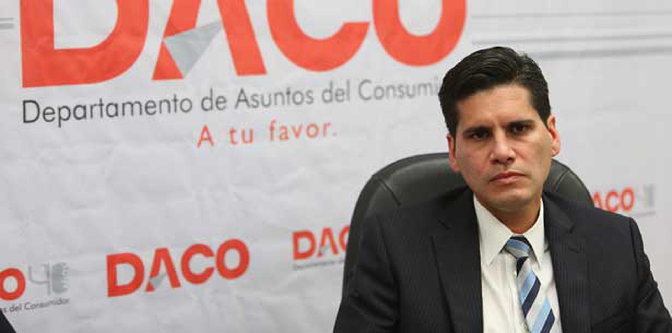 Nery Adames indicó que inspectores del DACO han realizado sobre 200 inspecciones a comercios y no han detectado irregularidades. (Archivo)