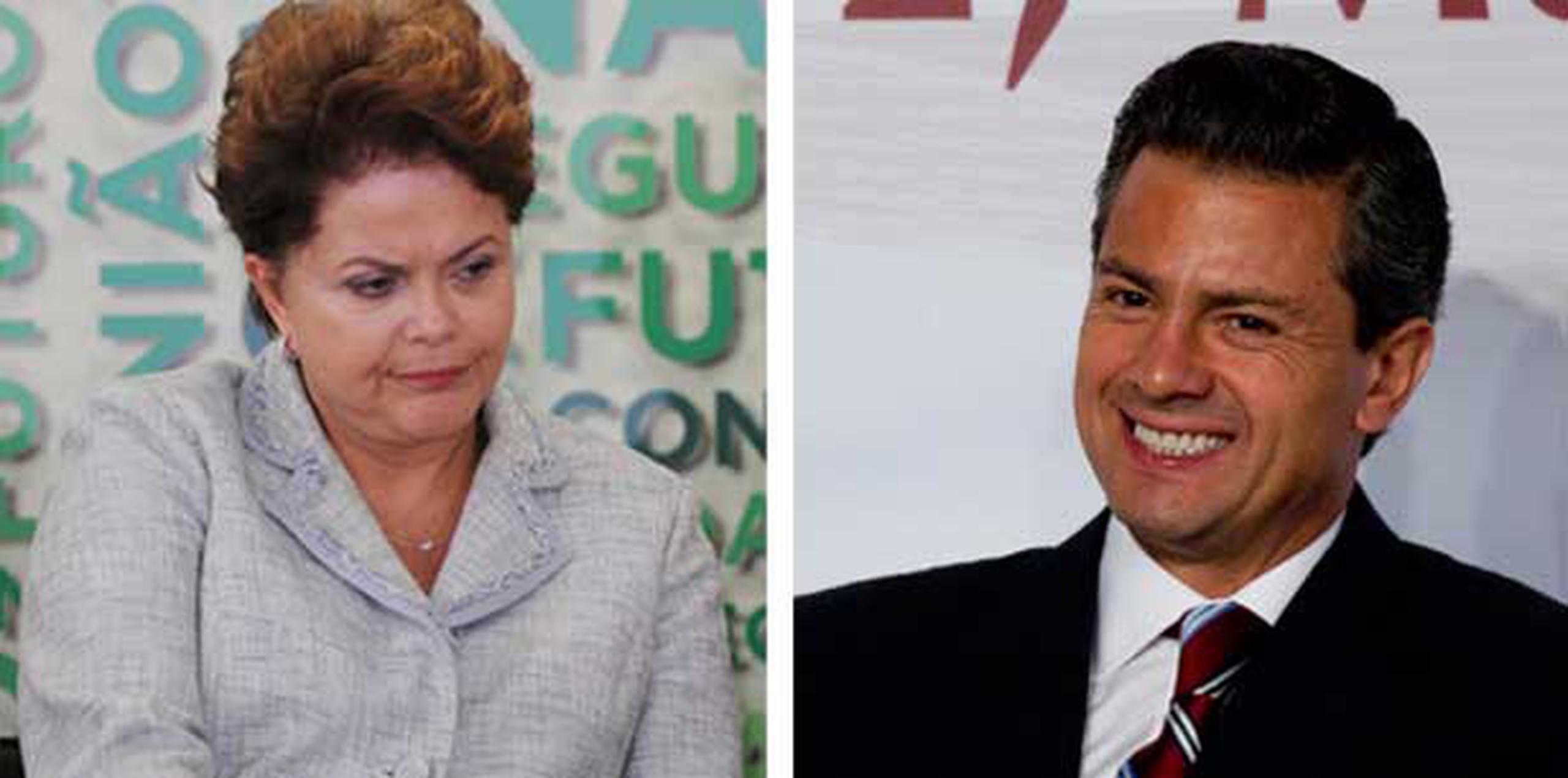 Los correos electrónicos de los presidentes Dilma Rousseff y Enrique Peña Nieto fueron interceptados por la Agencia de Seguridad Nacional de Estados Unidos.   (Archivo)