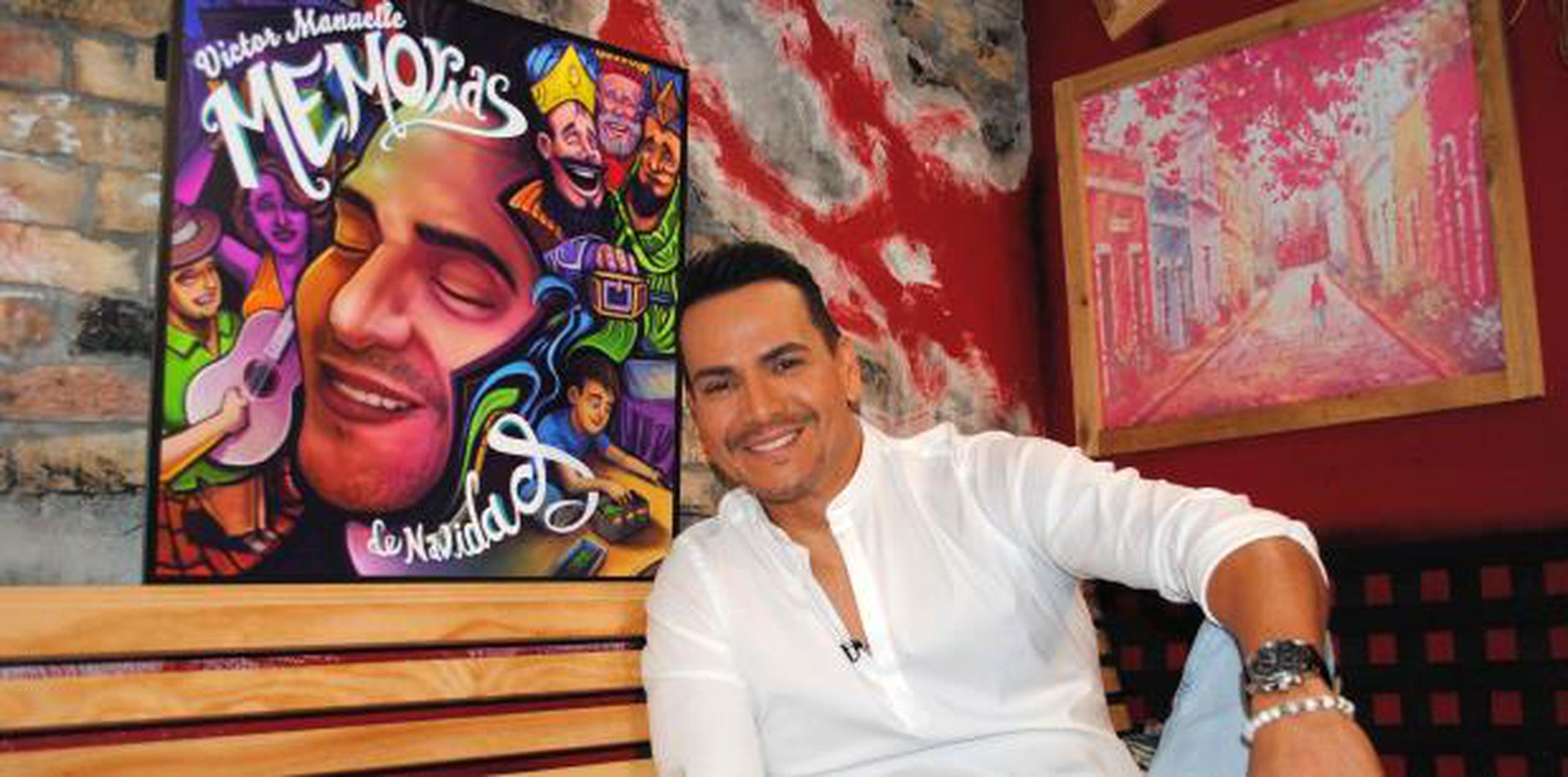 El cantante explicó que este es un disco que habla del apego de los puertorriqueños, como otros latinos, a las tradiciones. (EFE)