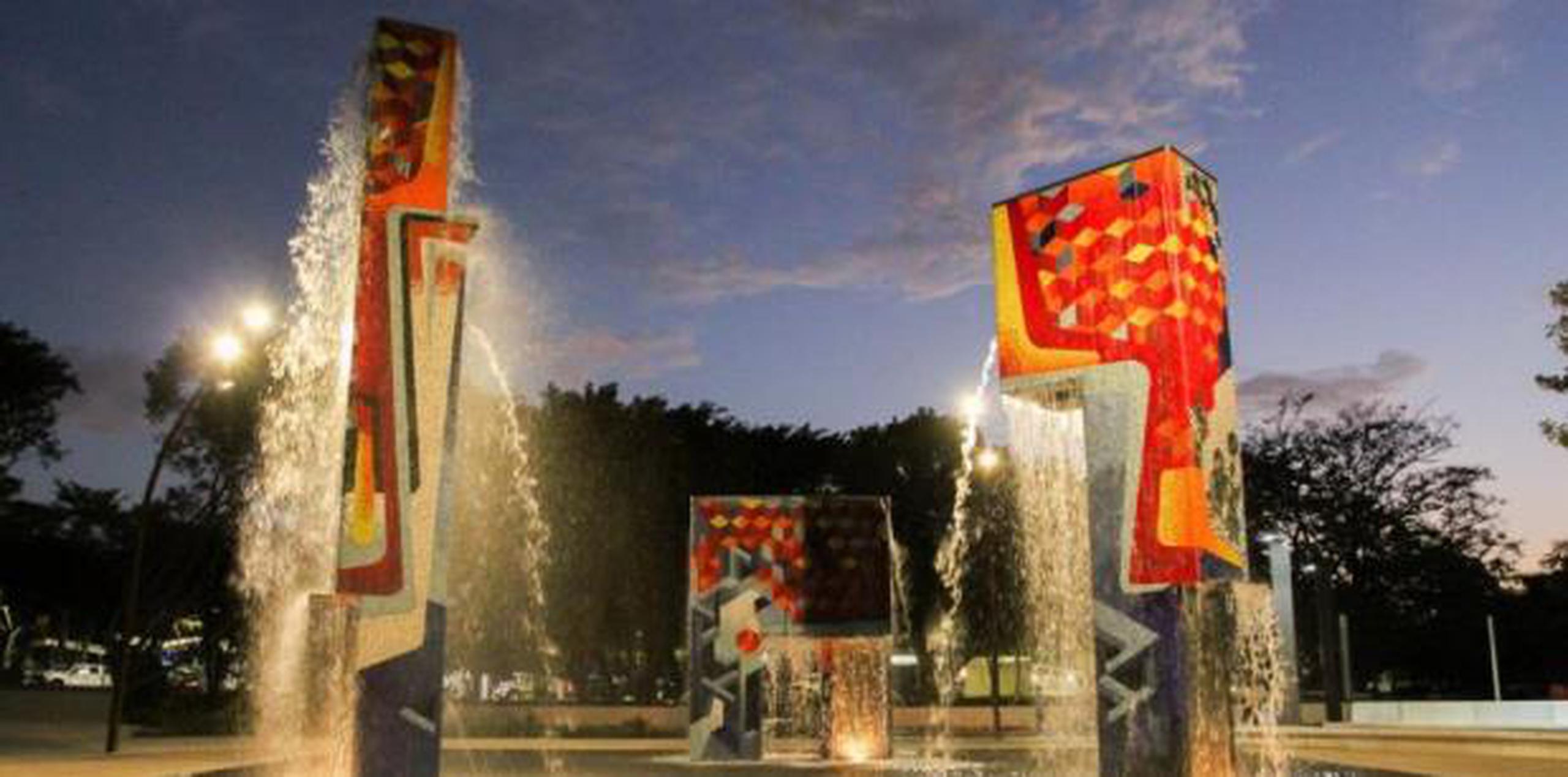 Estos son los mosaicos del parque Luis Muñoz Rivera. (Captura / Municipio de San Juan)
