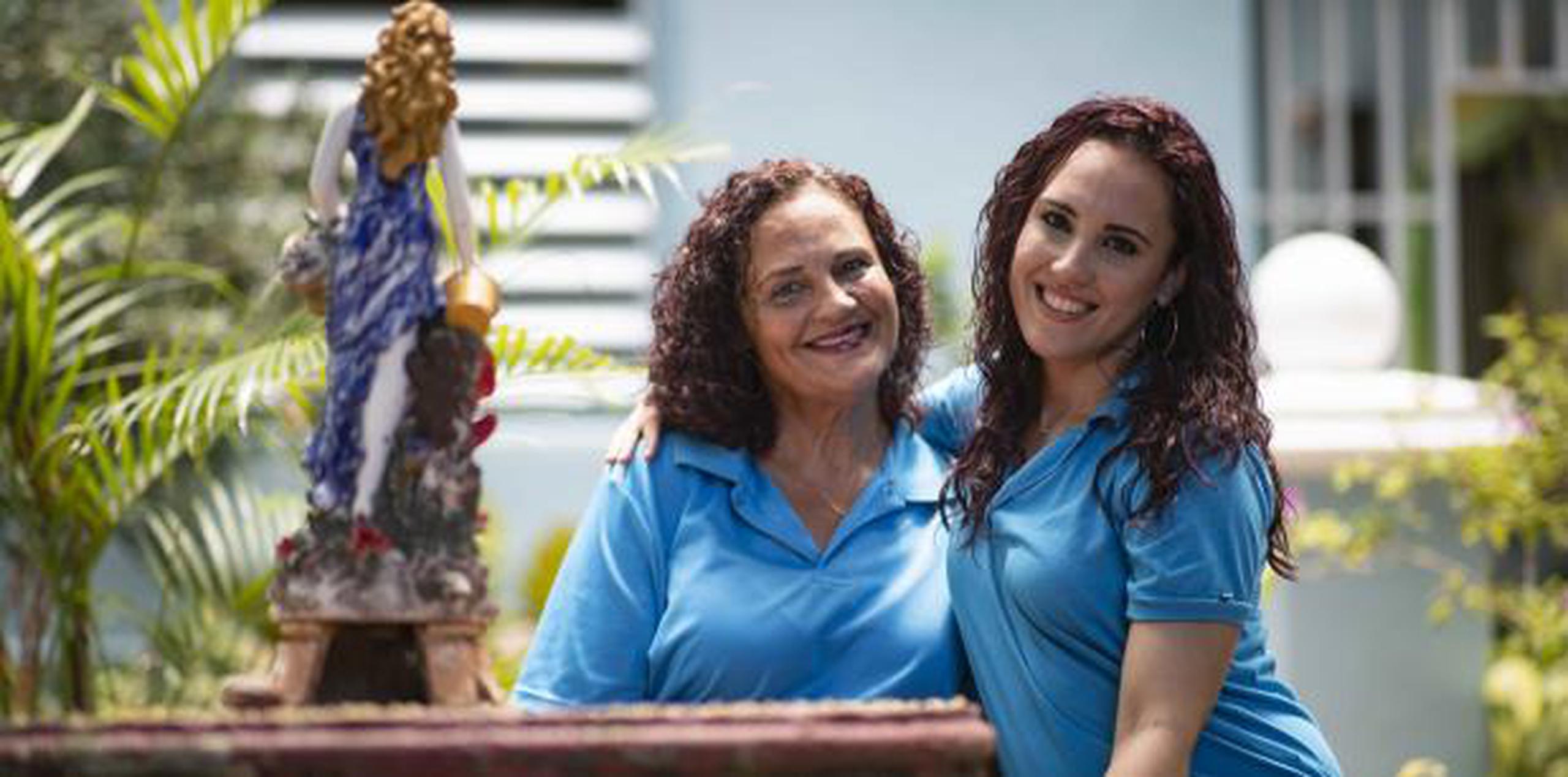 Jeantette y Coralis lograron retomar su relación de madre e hija gracias a La Providencia.  (tonito.zayas@gfrmedia.com)