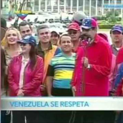 Maduro le envía mensaje a Trump en ¿inglés?
