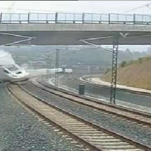 Tren descarrilado en España iba a exceso de velocidad