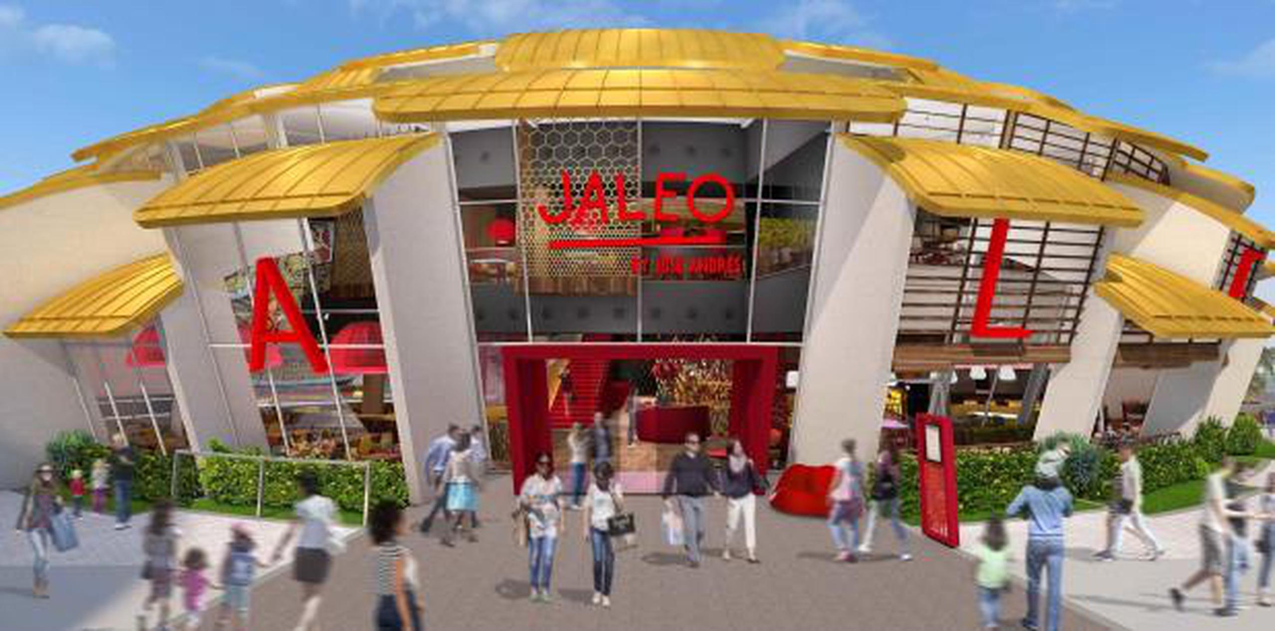 José Andrés muestra la fachada de su restaurante en Disney Springs