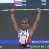 Lely Burgos no logró levantar una medalla
