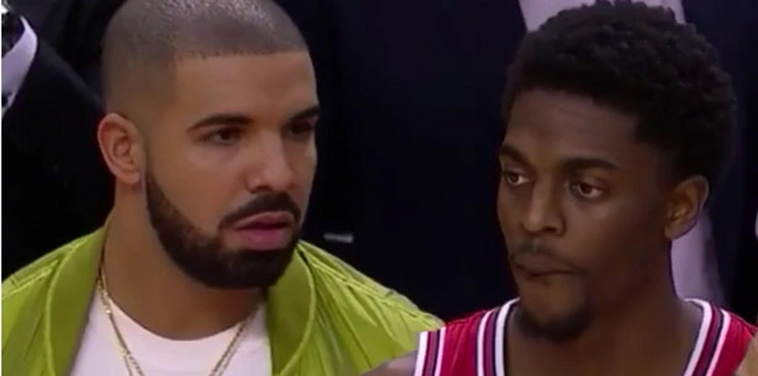 Drake le habló basura al jugador Justin Holiday en un intento por desconcentrarlo. (Captura)