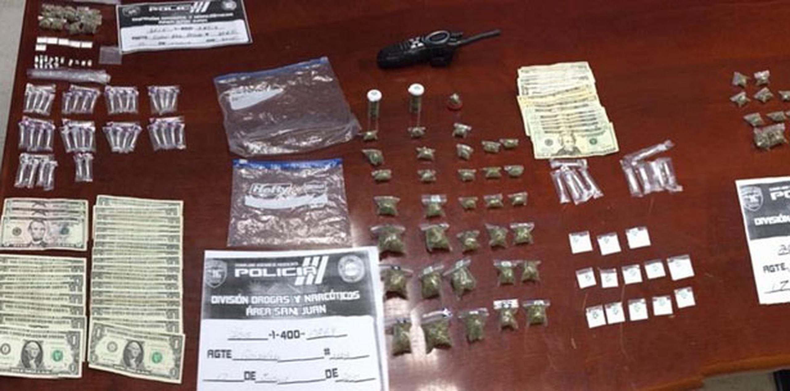 En el residencial Vista Hermosa, en Puerto Nuevo, fue arrestado Gustavo Adolfo Sánchez Vázquez, de 24 años, a quien se le ocuparon 14 bolsitas con marihuana, 21 decks de heroína, 47 cápsulas de crack y $40. (Archivo)