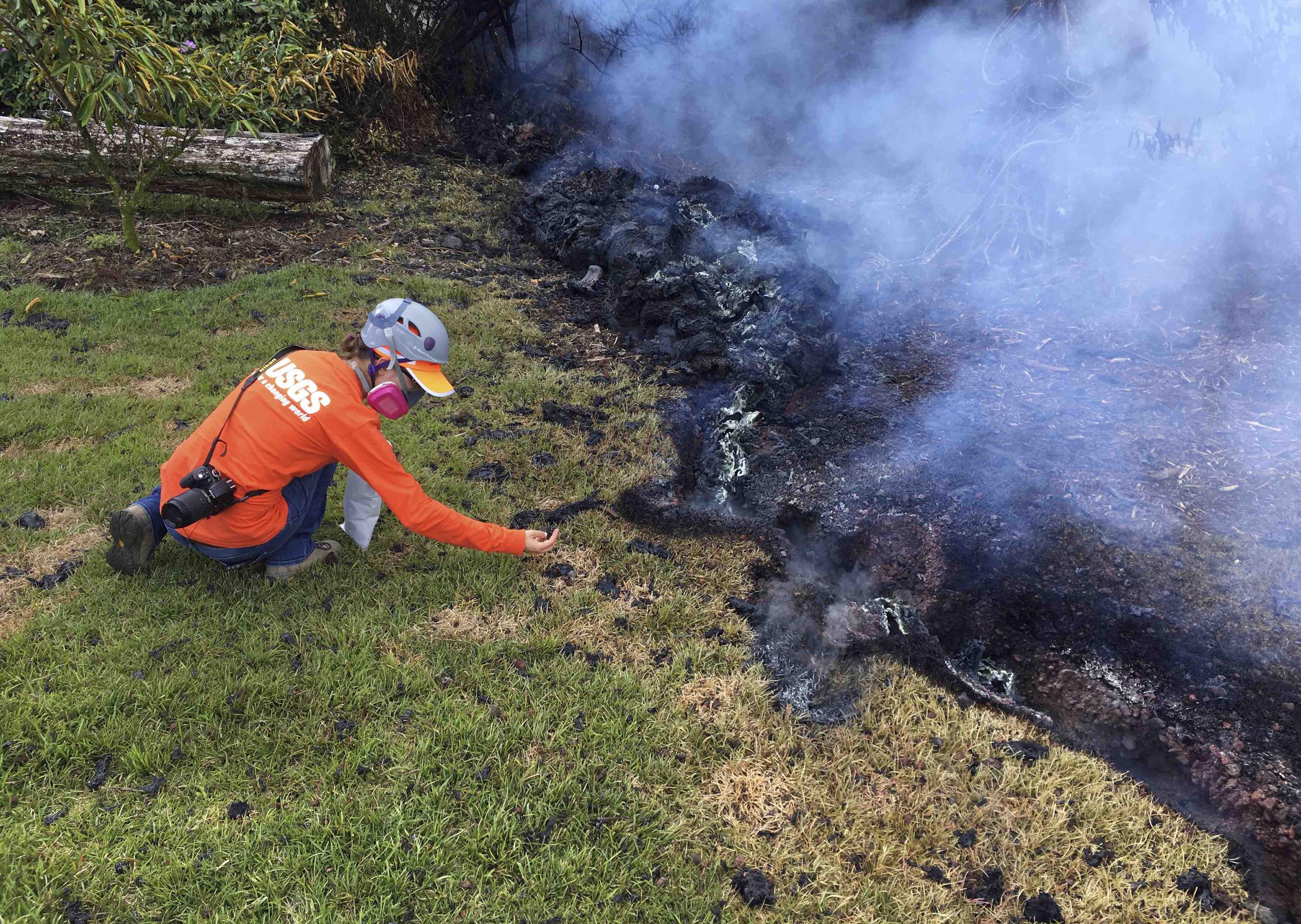 La información recabada permite a los expertos pronosticar mejor el comportamiento del Kilauea. (U.S. Geological Survey vía AP)