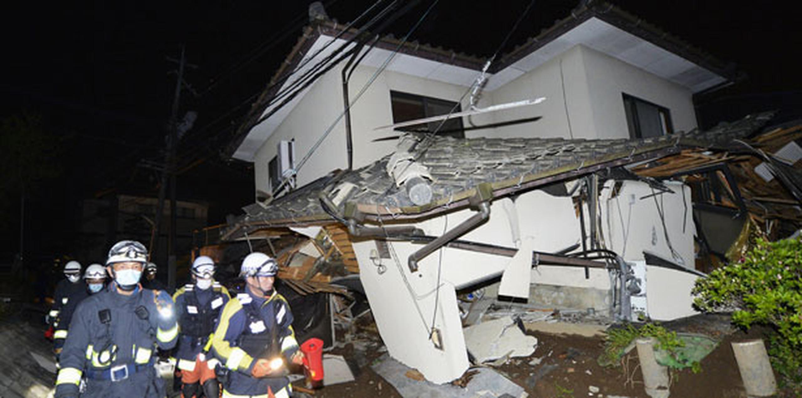 Unos 40 minutos después hubo una réplica con una magnitud de 5.7, de acuerdo con la Agencia Meteorológica de Japón.(Suministrada)