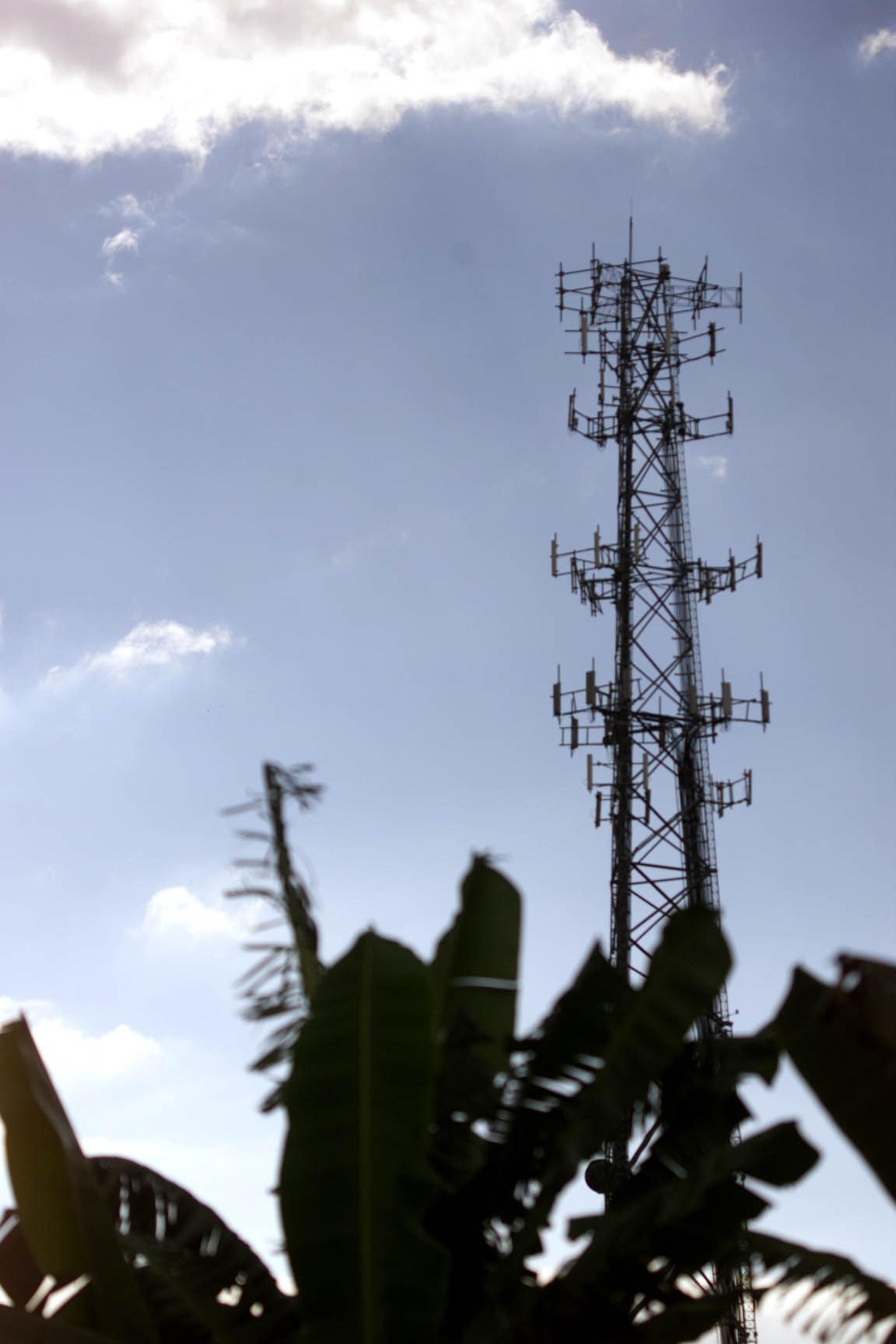 Delincuentes robaron piezas de una antena de comunicaciones en el barrio Galateo, en Toa Alta. (GFR Media)