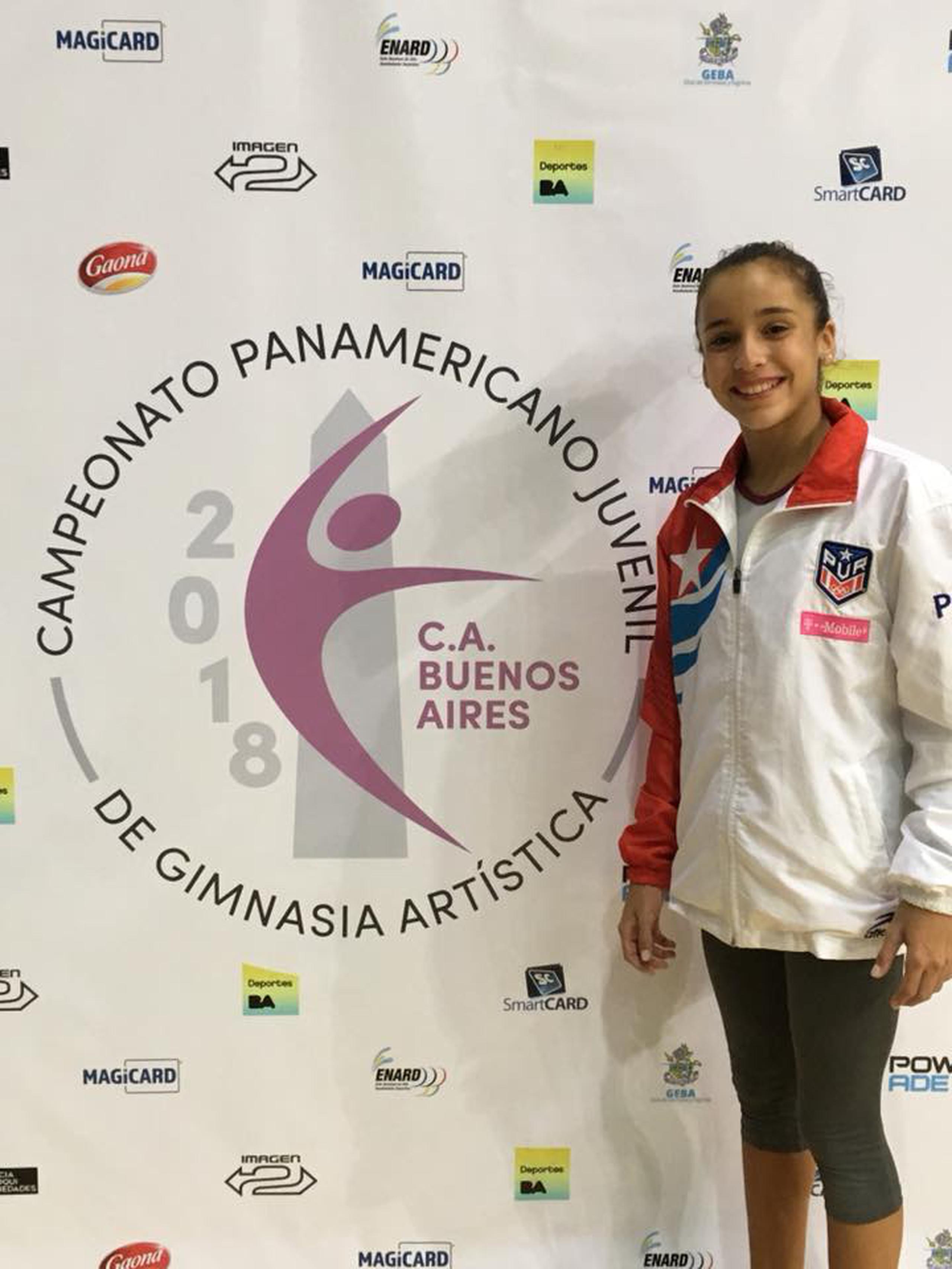 Kryxia Alicea es la representante que consiguió la plaza de Puerto Rico en gimnasia artística a los Juegos Olímpicos Juveniles. (Suministrada)